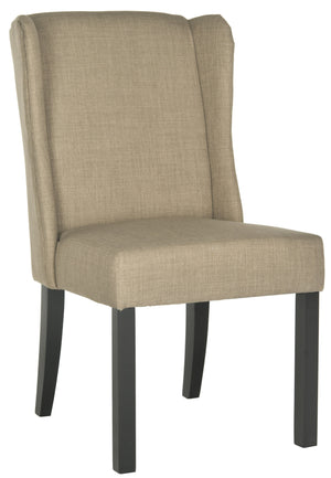 Safavieh Hayden Wingback Chair In Grey - Stylish Comfort For Dining Spaces, Modern Design, M2 Collection Grey  Mcr4810b