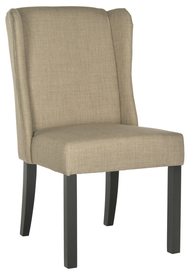 Safavieh Hayden Wingback Chair In Grey - Stylish Comfort For Dining Spaces, Modern Design, M2 Collection Grey  Mcr4810b