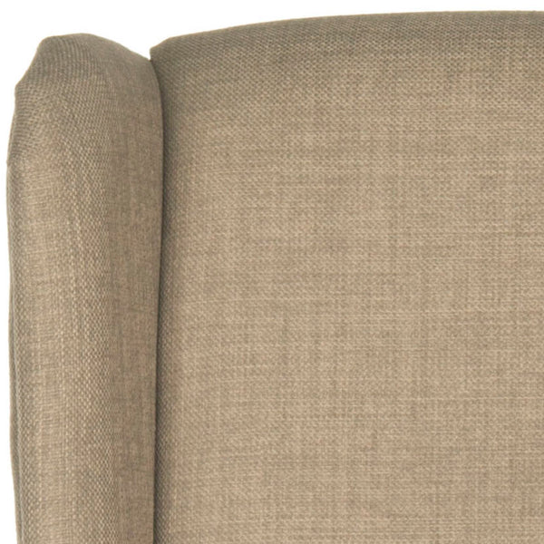 Safavieh Hayden Wingback Chair In Grey - Stylish Comfort For Dining Spaces, Modern Design, M2 Collection Grey  Mcr4810b