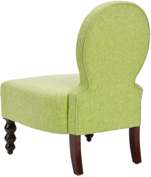 Safavieh Ariel Chair - Stylish Mid-Century Accent Seat In Vibrant Lime Green For Modern & Traditional Spaces MCR5005A