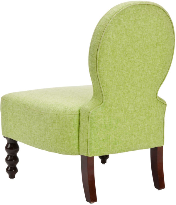 Safavieh Ariel Chair - Stylish Mid-Century Accent Seat In Vibrant Lime Green For Modern & Traditional Spaces MCR5005A