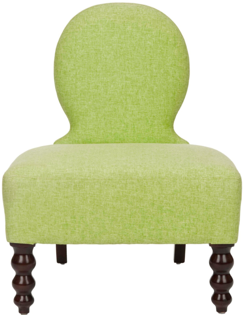 Safavieh Ariel Chair - Stylish Mid-Century Accent Seat In Vibrant Lime Green For Modern & Traditional Spaces MCR5005A