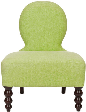 Safavieh Ariel Chair - Stylish Mid-Century Accent Seat In Vibrant Lime Green For Modern & Traditional Spaces MCR5005A