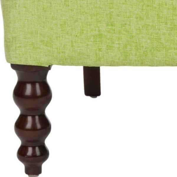 Safavieh Ariel Chair - Stylish Mid-Century Accent Seat In Vibrant Lime Green For Modern & Traditional Spaces MCR5005A