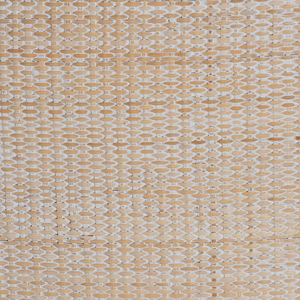 Baxton Studio Bali & Pari Handwoven Natural Dining Chairs with Solid Mahogany Legs Bohemian Coastal Style Whitewash Beige/White Mahogany Wood / Natural Rattan Webbing / Fabric 18.1W x 23.2D x 33.1H MD-39960-Ashford-White Wash-Wood-Cushion-DC