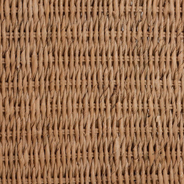 Bali & Pari Elvera Handcrafted Seagrass Mahogany Dining Chair for Coastal Boho Rooms