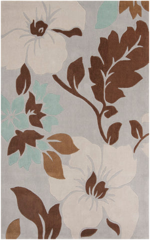 Safavieh Modern Art Area Rug - Hand-tufted Floral Design In Luxurious Polyester For Elegant Home Decor Ivory ,Multi Polyester Mda616a-4