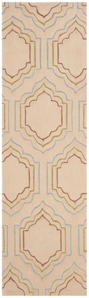 Safavieh Modern Art Hand-tufted Polyester Rug - Luxurious Comfort, Stain-resistant Design For Timeless Elegance Beige ,Multi Polyester Mda626a-24