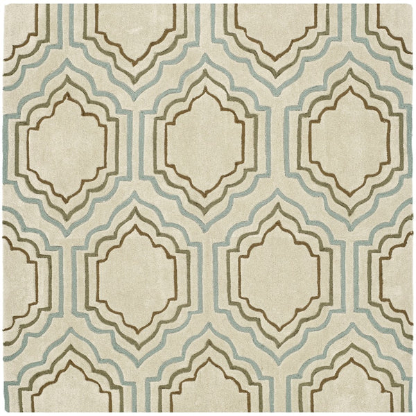 Safavieh Modern Art Hand-tufted Polyester Rug - Luxurious Comfort, Stain-resistant Design For Timeless Elegance Beige ,Multi Polyester Mda626a-24