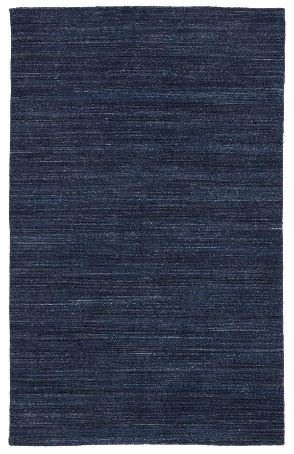 Jaipur Living Jaipur Living Vassa Hand Loomed Wool Viscose Indigo Rug for Transitional Rooms 5' x 8' RUG140287