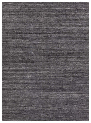 Jaipur Living Jaipur Living Madras Hand Loomed Wool Viscose Striped Rug for Modern Transitional Rooms Dark Blue 8' x 11' RUG149480
