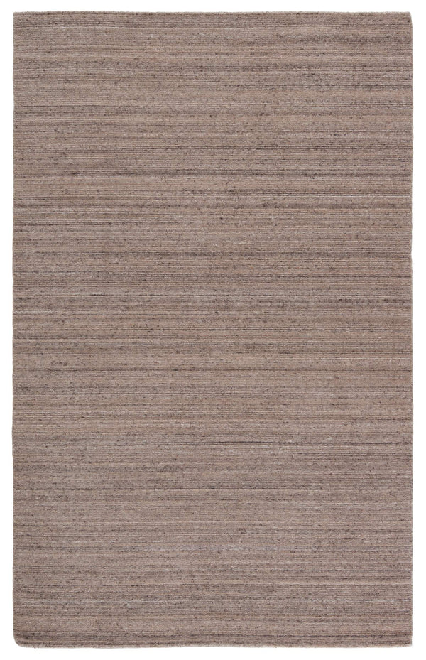 Jaipur Living Jaipur Living Madras Hand Loomed Wool Viscose Striped Rug for Modern Transitional Rooms Brown 9' x 13' RUG149484