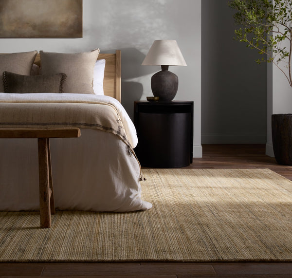 Jaipur Living Madras Evenin Mds10 Handwoven Handmade 60% Wool 40% Viscose Solids Stripes Indoor Rug Blue, Cream 60% Wool 40% Viscose Rug159975