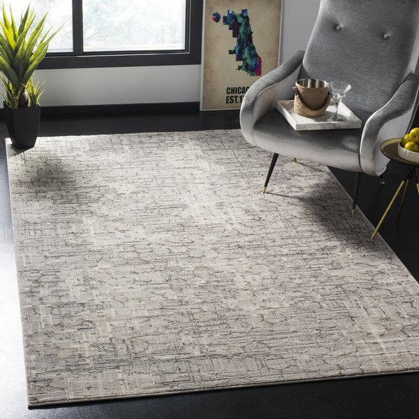 Safavieh Mdw171f Contemporary Area Rug In Meadow Grey - Elegant & Durable, Perfect For Any Room Decor Grey Polyester Mdw171f-26