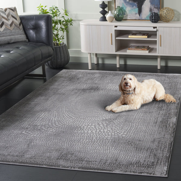 Safavieh Meadow Modern Turkish Area Rug - Luxurious Grey And Ivory Design For Sophisticated Living Spaces Grey ,Ivory Polyester Mdw333f-4