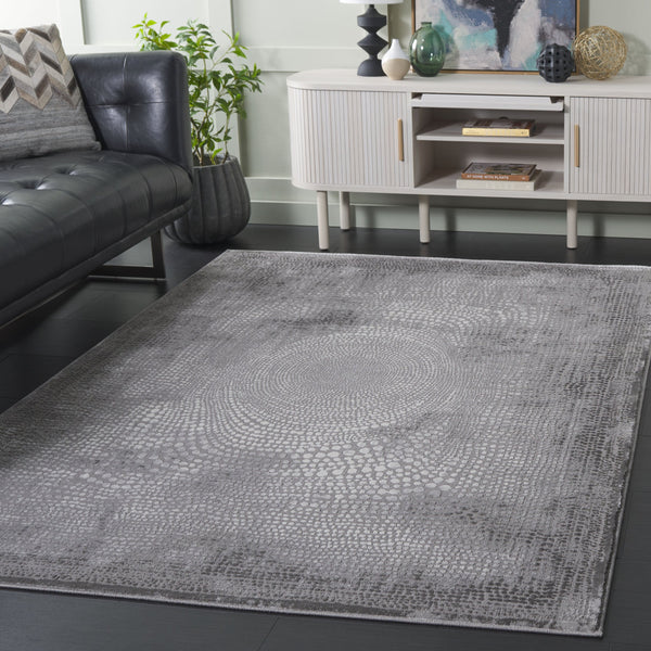 Safavieh Meadow Modern Turkish Area Rug - Luxurious Grey And Ivory Design For Sophisticated Living Spaces Grey ,Ivory Polyester Mdw333f-4