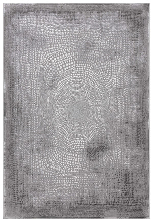 Safavieh Meadow Modern Turkish Area Rug - Luxurious Grey And Ivory Design For Sophisticated Living Spaces Grey ,Ivory Polyester Mdw333f-4