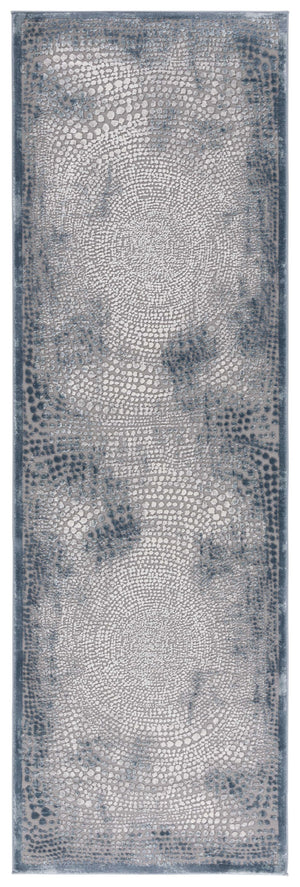 Safavieh Meadow Modern Turkish Area Rug - Luxurious Grey And Ivory Design For Sophisticated Living Spaces Blue ,Ivory Polyester Mdw333n-9