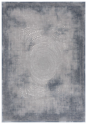 Safavieh Meadow Modern Turkish Area Rug - Luxurious Grey And Ivory Design For Sophisticated Living Spaces Blue ,Ivory Polyester Mdw333n-9