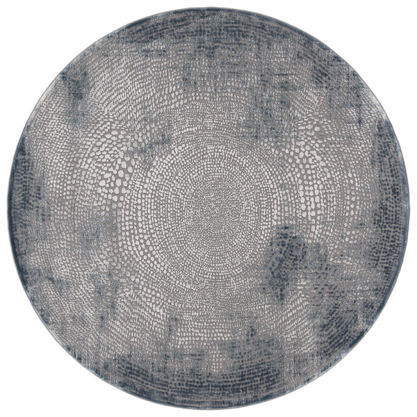 Safavieh Meadow Modern Turkish Area Rug - Luxurious Grey And Ivory Design For Sophisticated Living Spaces Blue ,Ivory Polyester Mdw333n-9