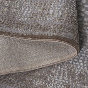 Safavieh Meadow Modern Turkish Area Rug - Luxurious Grey And Ivory Design For Sophisticated Living Spaces Brown ,Ivory Polyester Mdw333t-5