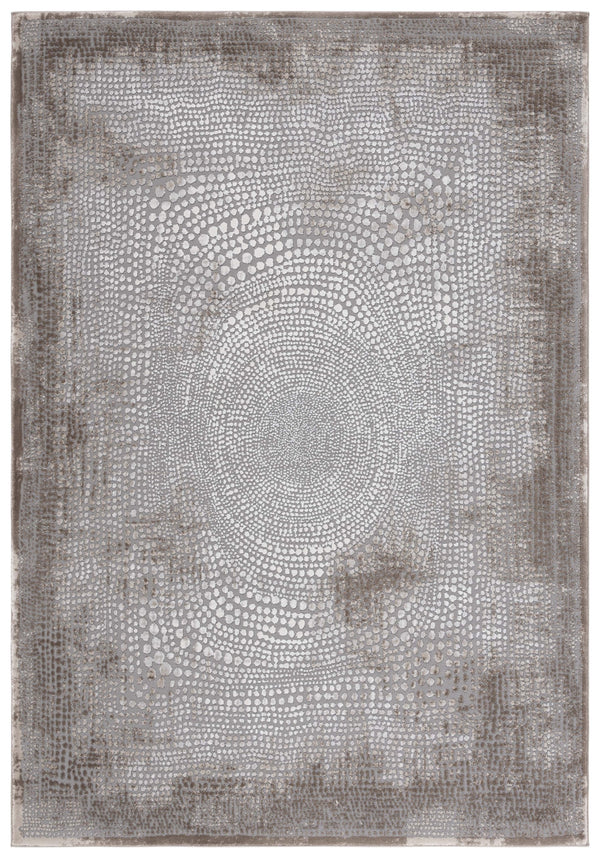 Safavieh Meadow Modern Turkish Area Rug - Luxurious Grey And Ivory Design For Sophisticated Living Spaces Brown ,Ivory Polyester Mdw333t-5