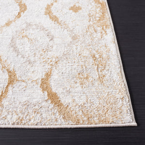 Safavieh Meadow Elegant Area Rug In Luxurious Ivory And Gold With Intricate Patterns For Timeless Decor Ivory ,Gold 45% Polyproylene,40% Jute,15% Polyester Mdw527a-7r