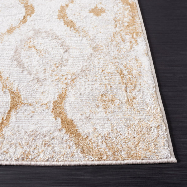 Safavieh Meadow Elegant Area Rug In Luxurious Ivory And Gold With Intricate Patterns For Timeless Decor Ivory ,Gold 45% Polyproylene,40% Jute,15% Polyester Mdw527a-7r