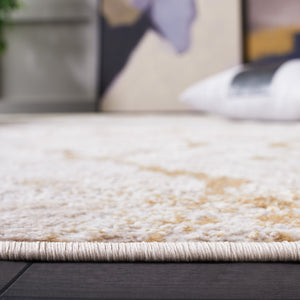 Safavieh Meadow Elegant Area Rug In Luxurious Ivory And Gold With Intricate Patterns For Timeless Decor Ivory ,Gold 45% Polyproylene,40% Jute,15% Polyester Mdw527a-7r