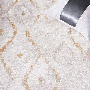 Safavieh Meadow Elegant Area Rug In Luxurious Ivory And Gold With Intricate Patterns For Timeless Decor Ivory ,Gold 45% Polyproylene,40% Jute,15% Polyester Mdw527a-7r