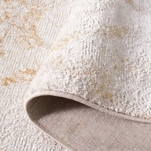 Safavieh Meadow Elegant Area Rug In Luxurious Ivory And Gold With Intricate Patterns For Timeless Decor Ivory ,Gold 45% Polyproylene,40% Jute,15% Polyester Mdw527a-7r