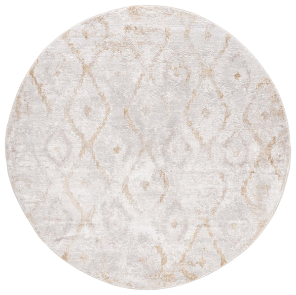 Safavieh Meadow Elegant Area Rug In Luxurious Ivory And Gold With Intricate Patterns For Timeless Decor Ivory ,Gold 45% Polyproylene,40% Jute,15% Polyester Mdw527a-7r