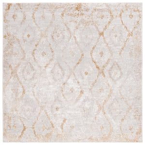 Safavieh Meadow Elegant Area Rug In Luxurious Ivory And Gold With Intricate Patterns For Timeless Decor Ivory ,Gold 45% Polyproylene,40% Jute,15% Polyester Mdw527a-7r