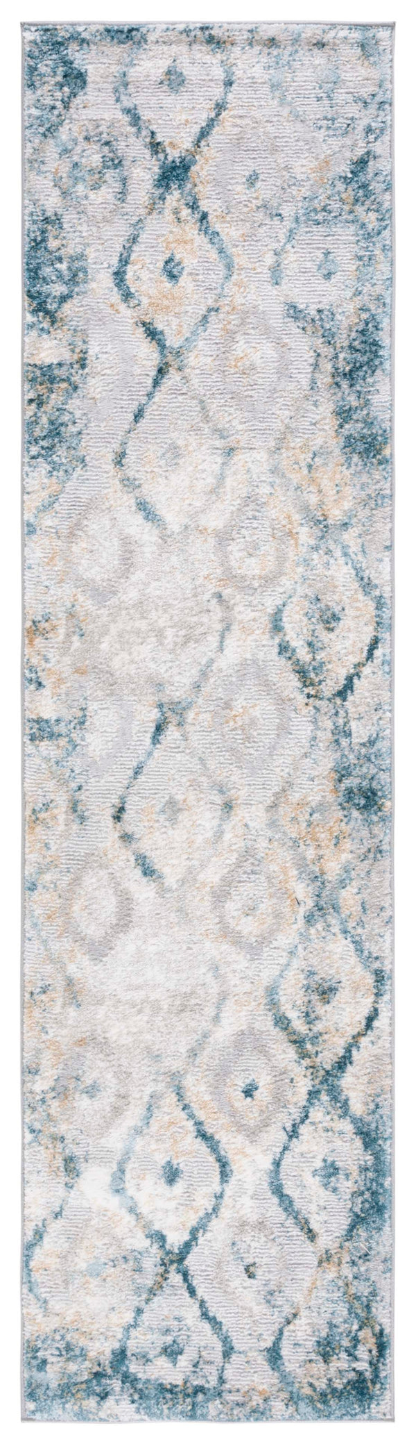 Safavieh Meadow Elegant Area Rug In Luxurious Ivory And Gold With Intricate Patterns For Timeless Decor Grey ,Blue Gold 45% Polyproylene,40% Jute,15% Polyester Mdw527f-28