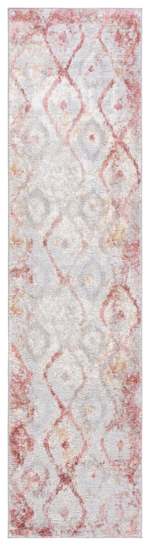 Safavieh Meadow Elegant Area Rug In Luxurious Ivory And Gold With Intricate Patterns For Timeless Decor Grey ,Pink 45% Polyproylene,40% Jute,15% Polyester Mdw527g-7r