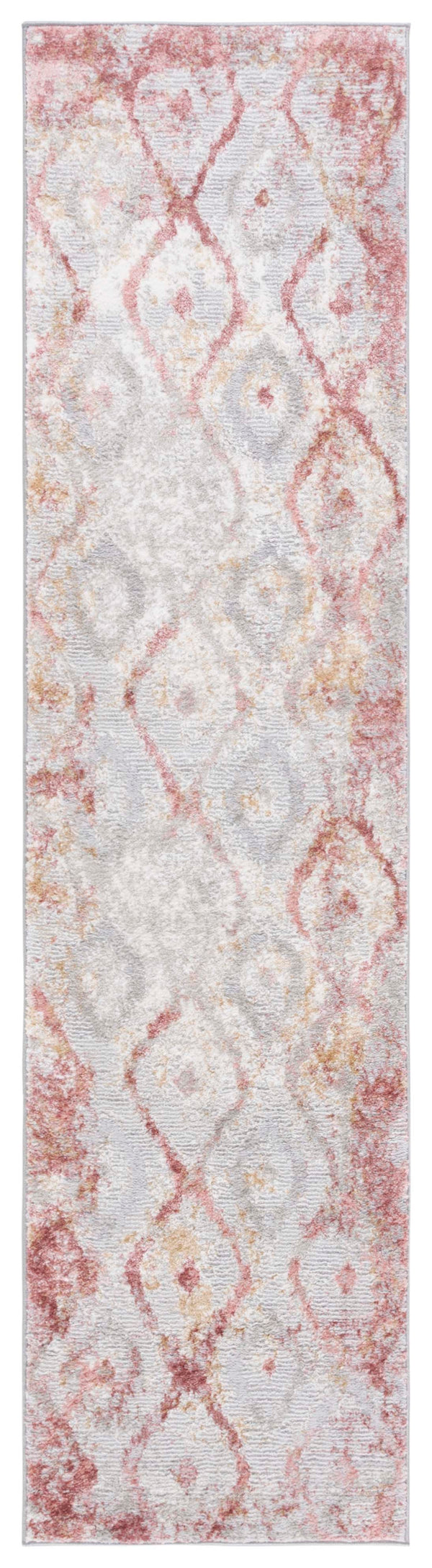 Safavieh Meadow Elegant Area Rug In Luxurious Ivory And Gold With Intricate Patterns For Timeless Decor Grey ,Pink 45% Polyproylene,40% Jute,15% Polyester Mdw527g-7r