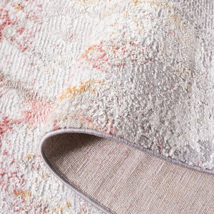 Safavieh Meadow Elegant Area Rug In Luxurious Ivory And Gold With Intricate Patterns For Timeless Decor Grey ,Pink 45% Polyproylene,40% Jute,15% Polyester Mdw527g-7r