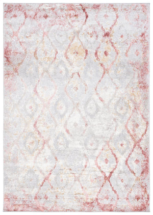 Safavieh Meadow Elegant Area Rug In Luxurious Ivory And Gold With Intricate Patterns For Timeless Decor Grey ,Pink 45% Polyproylene,40% Jute,15% Polyester Mdw527g-7r
