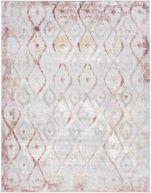 Safavieh Meadow Elegant Area Rug In Luxurious Ivory And Gold With Intricate Patterns For Timeless Decor Grey ,Pink 45% Polyproylene,40% Jute,15% Polyester Mdw527g-7r