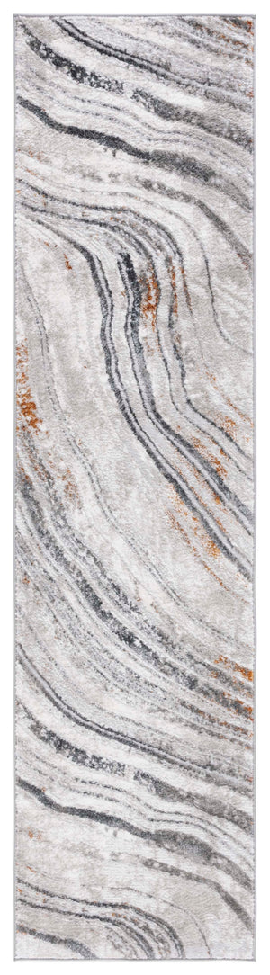 Safavieh Meadow Exquisite Round Area Rug With Marble-inspired Design For Modern Home Elegance And Comfort Light Grey ,Black 45% Polyproylene,40% Jute,15% Polyester Mdw548f-7r