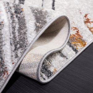 Safavieh Meadow Exquisite Round Area Rug With Marble-inspired Design For Modern Home Elegance And Comfort Light Grey ,Black 45% Polyproylene,40% Jute,15% Polyester Mdw548f-7r