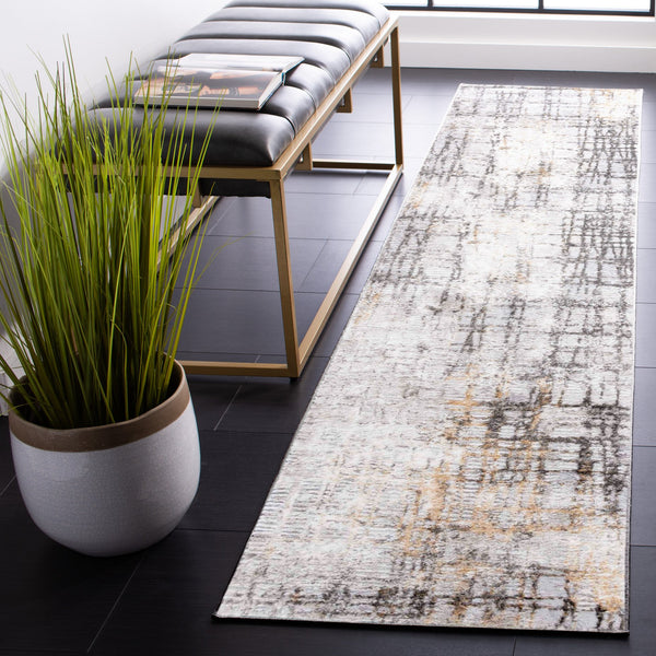 Safavieh Meadow Luxurious Abstract Area Rug In Light Grey And Gold - Modern Elegance For Any Room Light Grey ,Gold 45% Polyproylene,40% Jute,15% Polyester Mdw550f-28