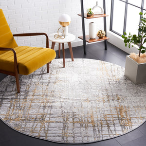 Safavieh Meadow Luxurious Abstract Area Rug In Light Grey And Gold - Modern Elegance For Any Room Light Grey ,Gold 45% Polyproylene,40% Jute,15% Polyester Mdw550f-28