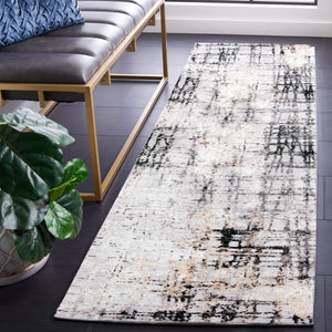 Safavieh Meadow Luxurious Abstract Area Rug In Light Grey And Gold - Modern Elegance For Any Room Light Grey ,Black 45% Polyproylene,40% Jute,15% Polyester Mdw550g-28
