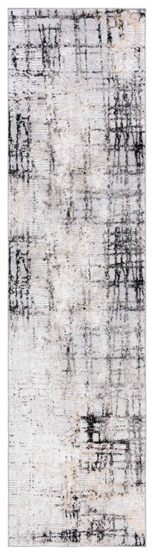 Safavieh Meadow Luxurious Abstract Area Rug In Light Grey And Gold - Modern Elegance For Any Room Light Grey ,Black 45% Polyproylene,40% Jute,15% Polyester Mdw550g-28