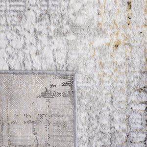 Safavieh Meadow Luxurious Abstract Area Rug In Light Grey And Gold - Modern Elegance For Any Room Light Grey ,Black 45% Polyproylene,40% Jute,15% Polyester Mdw550g-28