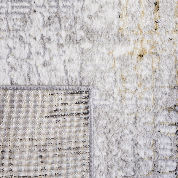 Safavieh Meadow Luxurious Abstract Area Rug In Light Grey And Gold - Modern Elegance For Any Room Light Grey ,Black 45% Polyproylene,40% Jute,15% Polyester Mdw550g-28