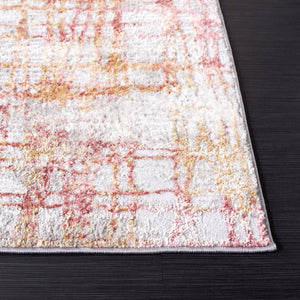 Safavieh Meadow Luxurious Abstract Area Rug In Light Grey And Gold - Modern Elegance For Any Room Light Grey ,Pink 45% Polyproylene,40% Jute,15% Polyester Mdw550h-7sq