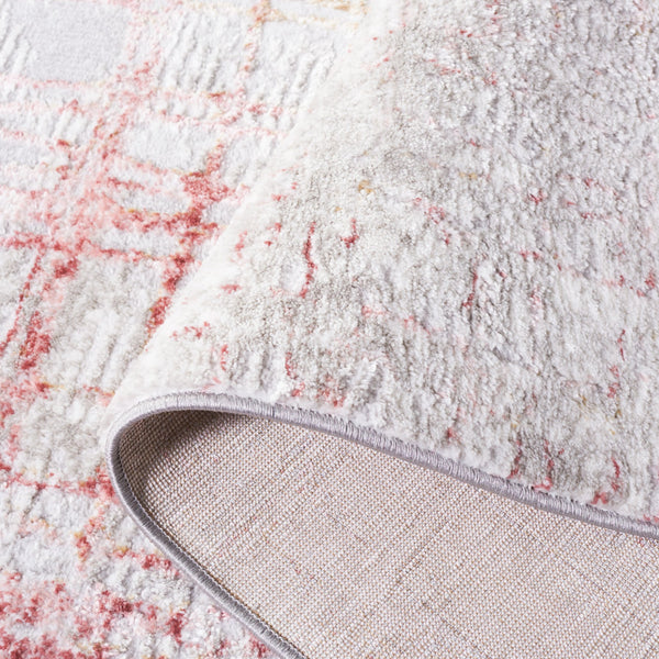 Safavieh Meadow Luxurious Abstract Area Rug In Light Grey And Gold - Modern Elegance For Any Room Light Grey ,Pink 45% Polyproylene,40% Jute,15% Polyester Mdw550h-7sq