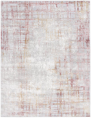 Safavieh Meadow Luxurious Abstract Area Rug In Light Grey And Gold - Modern Elegance For Any Room Light Grey ,Pink 45% Polyproylene,40% Jute,15% Polyester Mdw550h-7sq